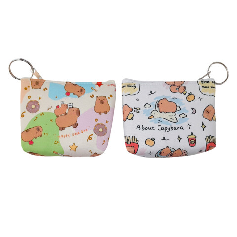 Monedero estampado capibara Monedero Estampado Capibara