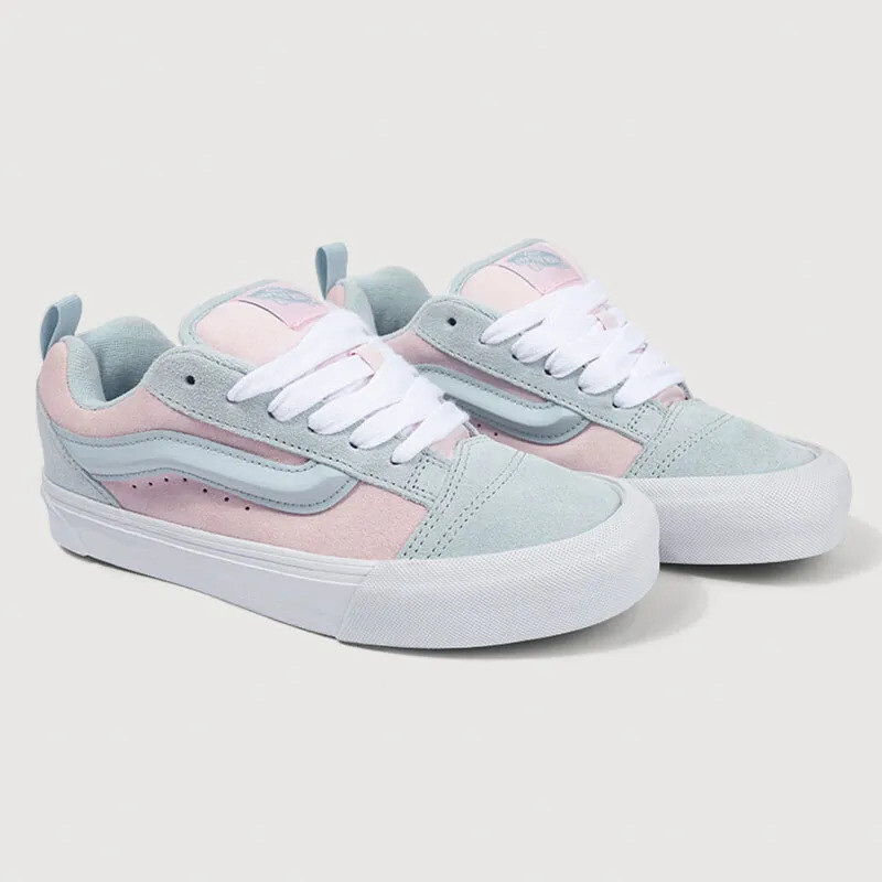 Classics - Vans - Vans Championes Knu Skool de Mujer - VN000D6ZGG91 Rosado Pastel-turquesa