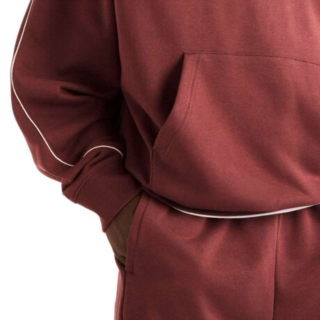 Campera Trackside French Terry Hoodie de Hombre Chocolate
