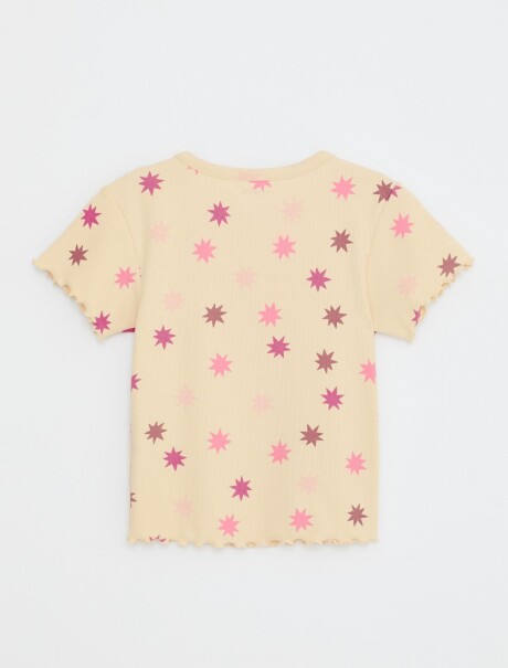 BLUSA INFANTIL ESTAMPADA CREMA