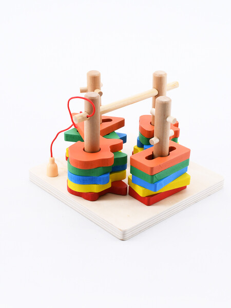 JUEGO ENCASTRE FORMAS MULTICOLOR