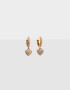 Aros Argollas Con cubic zirconia Argollas Con Cubic Zirconia - Dorado