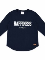 Remera Happiness Negro