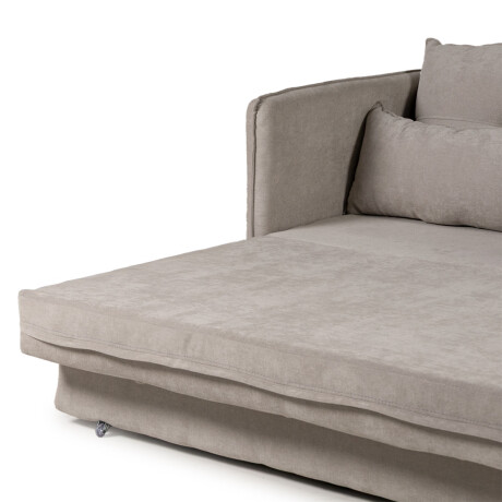 Sofá Cama Maya - Tela Microfibra Berlin 05 (Ceniza)