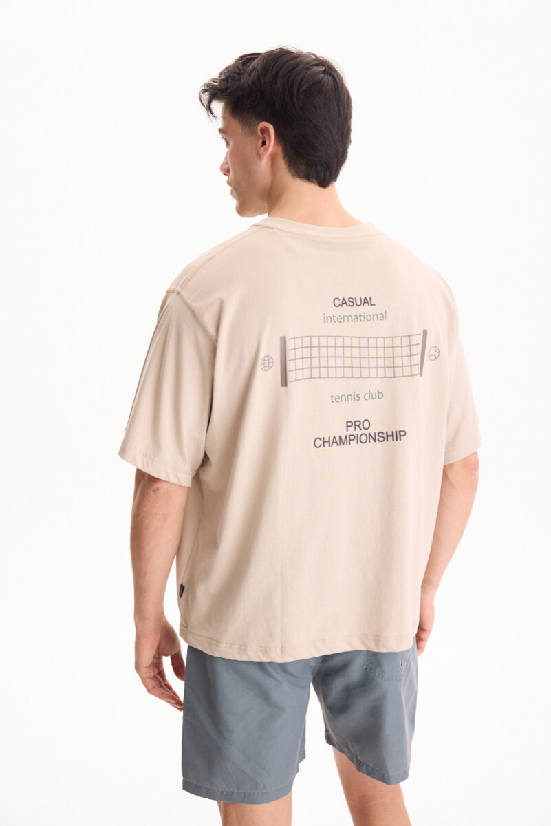 Remera Court - Beige 