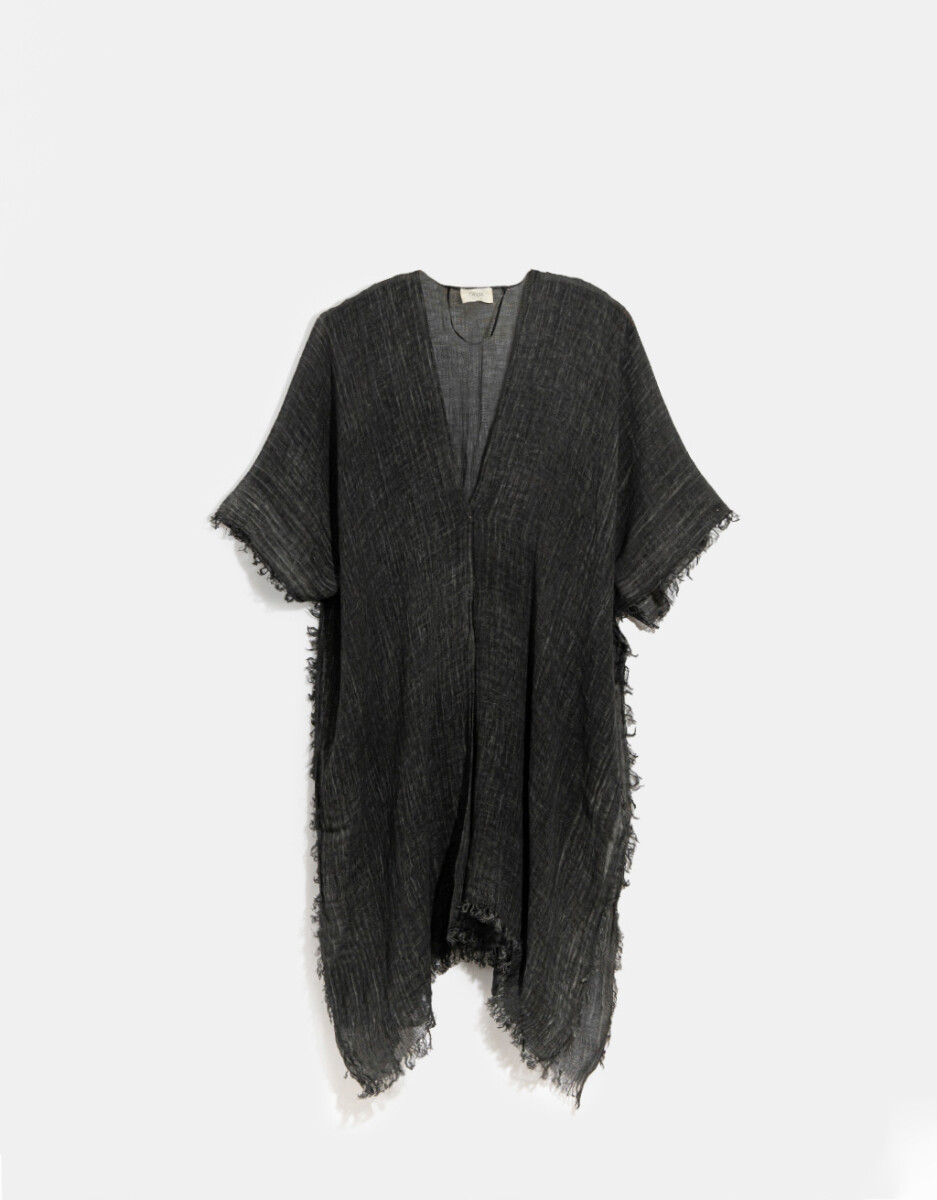 Kimono Con Flecos 