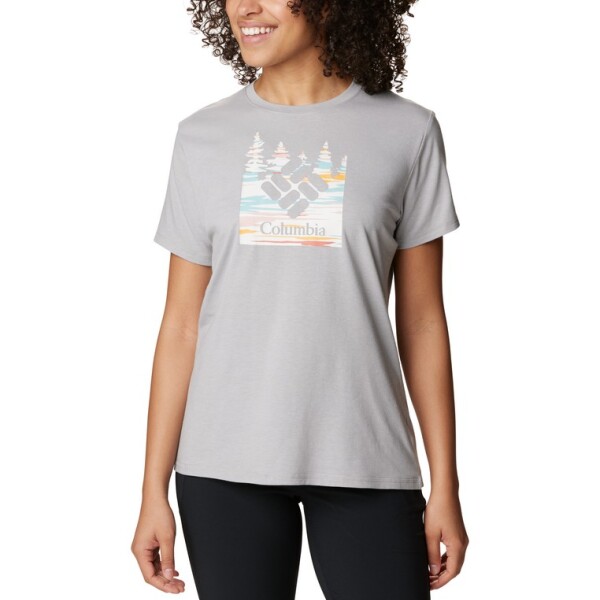 Remera Sun Trek SS Graphic Tee Nocturnal COLUMBIA GREY H