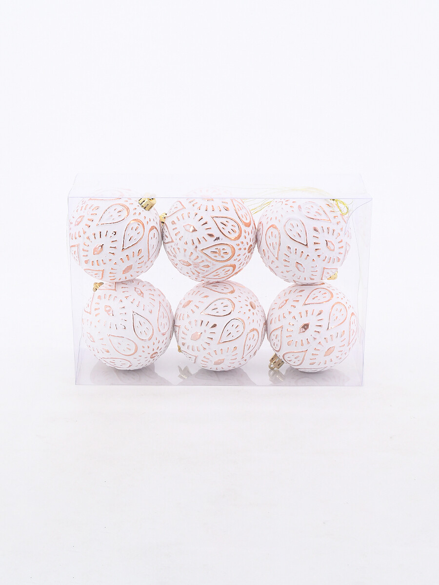 ESFERA DECO x 6 - NATURAL 