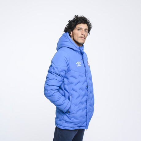 Parka New Nacional Hombre Azul Royal, Azul Marino, Blanco