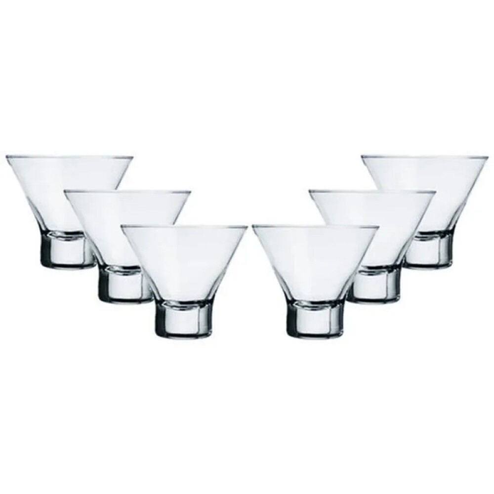 Set 6 Vasos de Vidrio para Cóctel Ilhabela 180 ml ILHABELA VASO COCKTAIL 180 ML X6