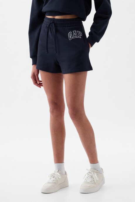Short De Felpa Mujer Navy Uniform