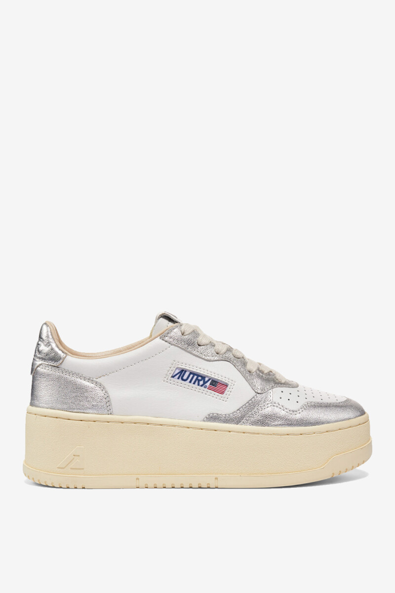ZAPATILLA PLATFORM LOW Plata
