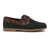 Starsax Hombre Nautico Acordonado Combinado Verde Militar-cafe