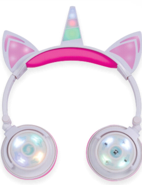 Auriculares Bluetooth infantiles unicornio EuroSound Aurora Rosa