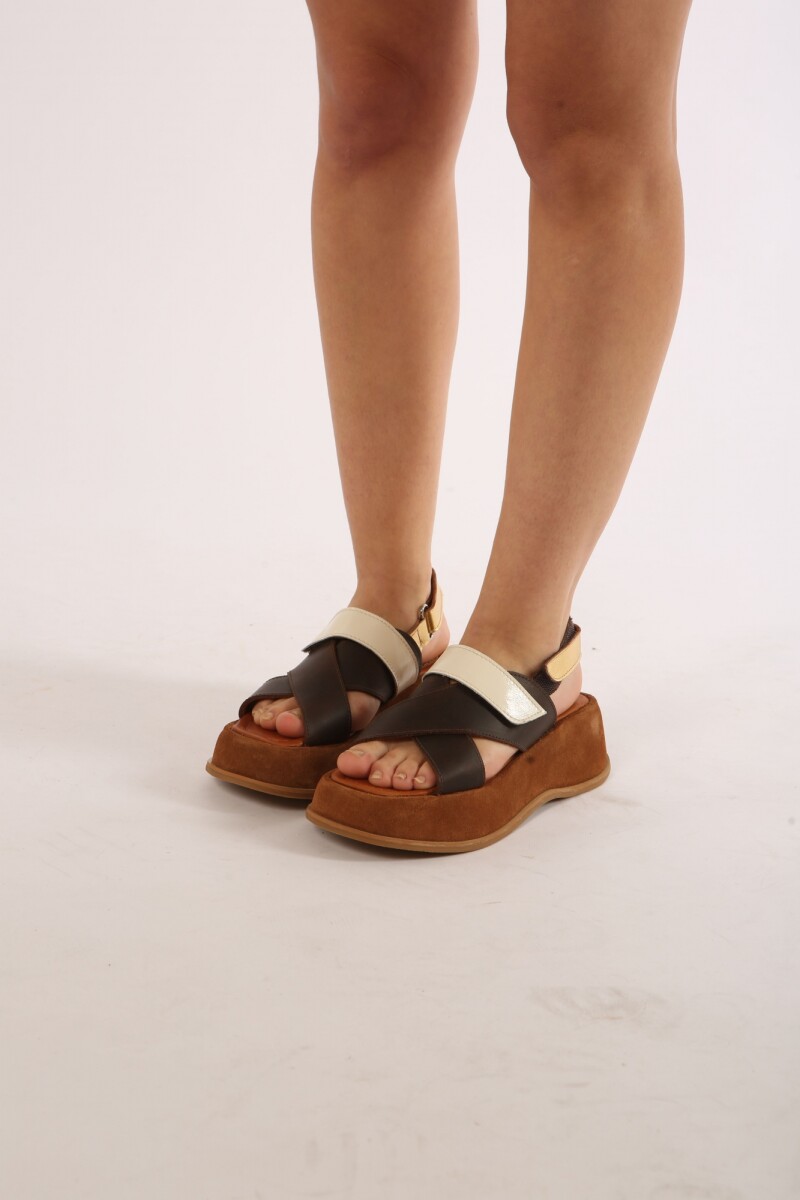 Sandalia Higa - Marron 
