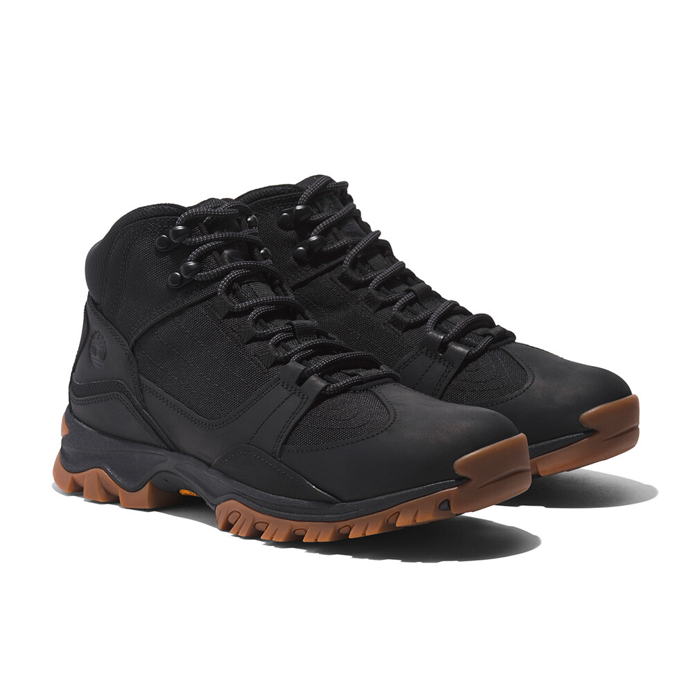 Botas Mt. Maddsen Mid Hombre Black Full Grain