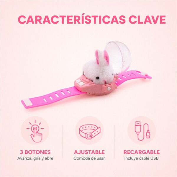 Auto a Control Remoto con Pulsera y Cápsula de Guardado Rosa 1