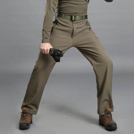 Pantalón táctico en neopreno Piel de Tiburón - Unisex Verde