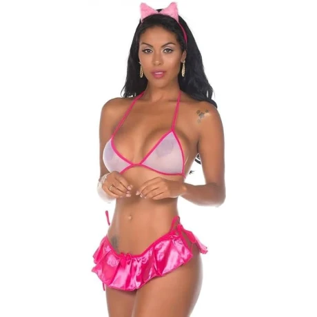 Fantasía Mini Gatinha Pimenta Sexy Fantasía Mini Gatinha Pimenta Sexy