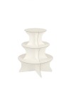 Porta cupcake 3p 33x29 cm. (base x altura) - BLANCO Porta cupcake 3p 33x29 cm. (base x altura) - BLANCO