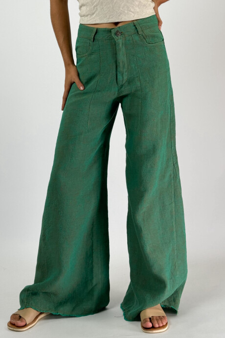 PANTALON JACINTO NEW LINO Verde