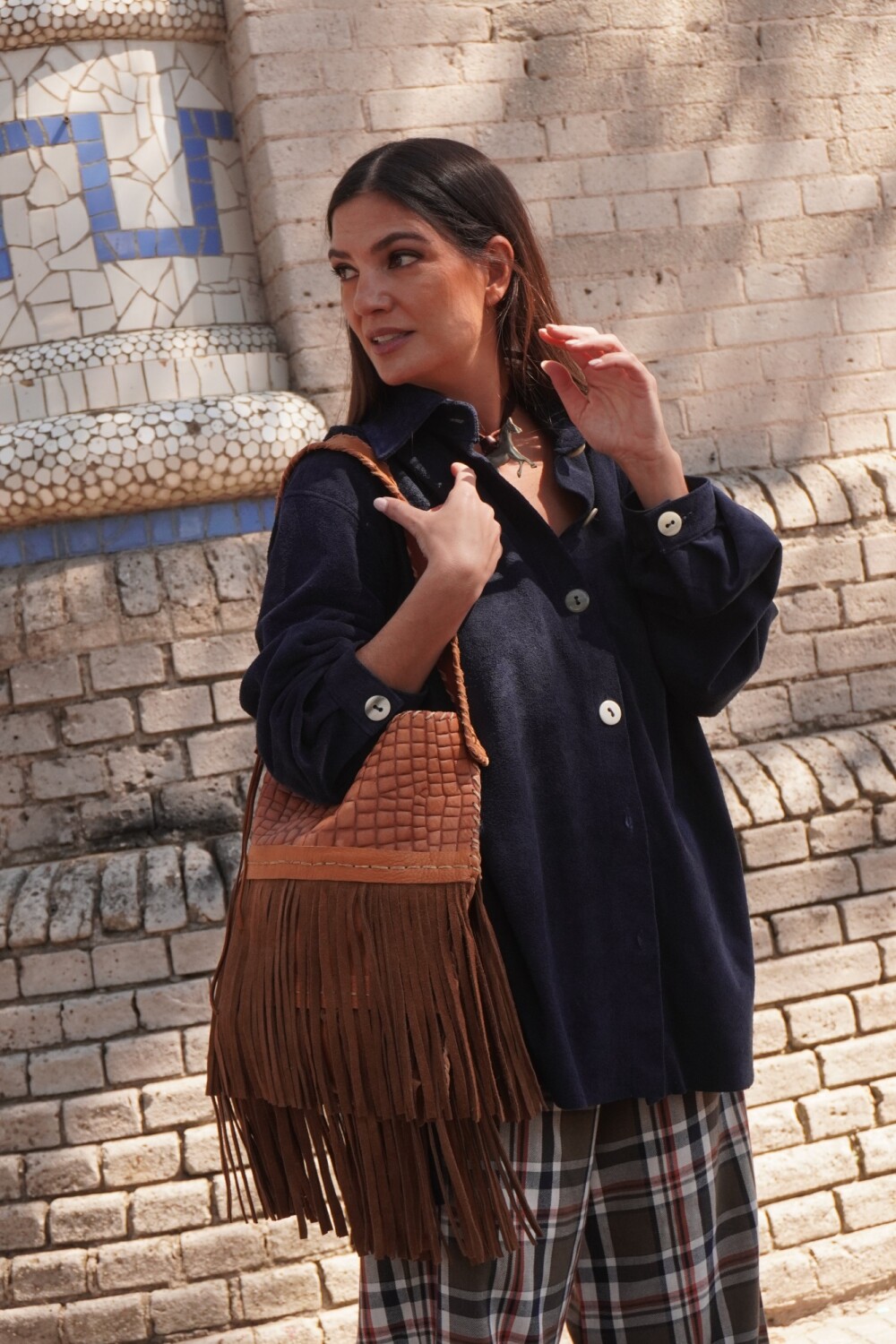 Fringle Bag Beige