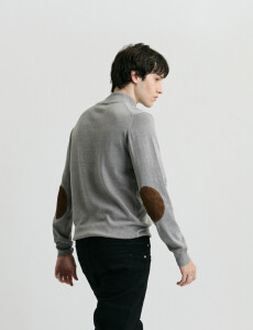 470996 SWEATER MEDIO CIERRE HARRINGTON LABEL Gris