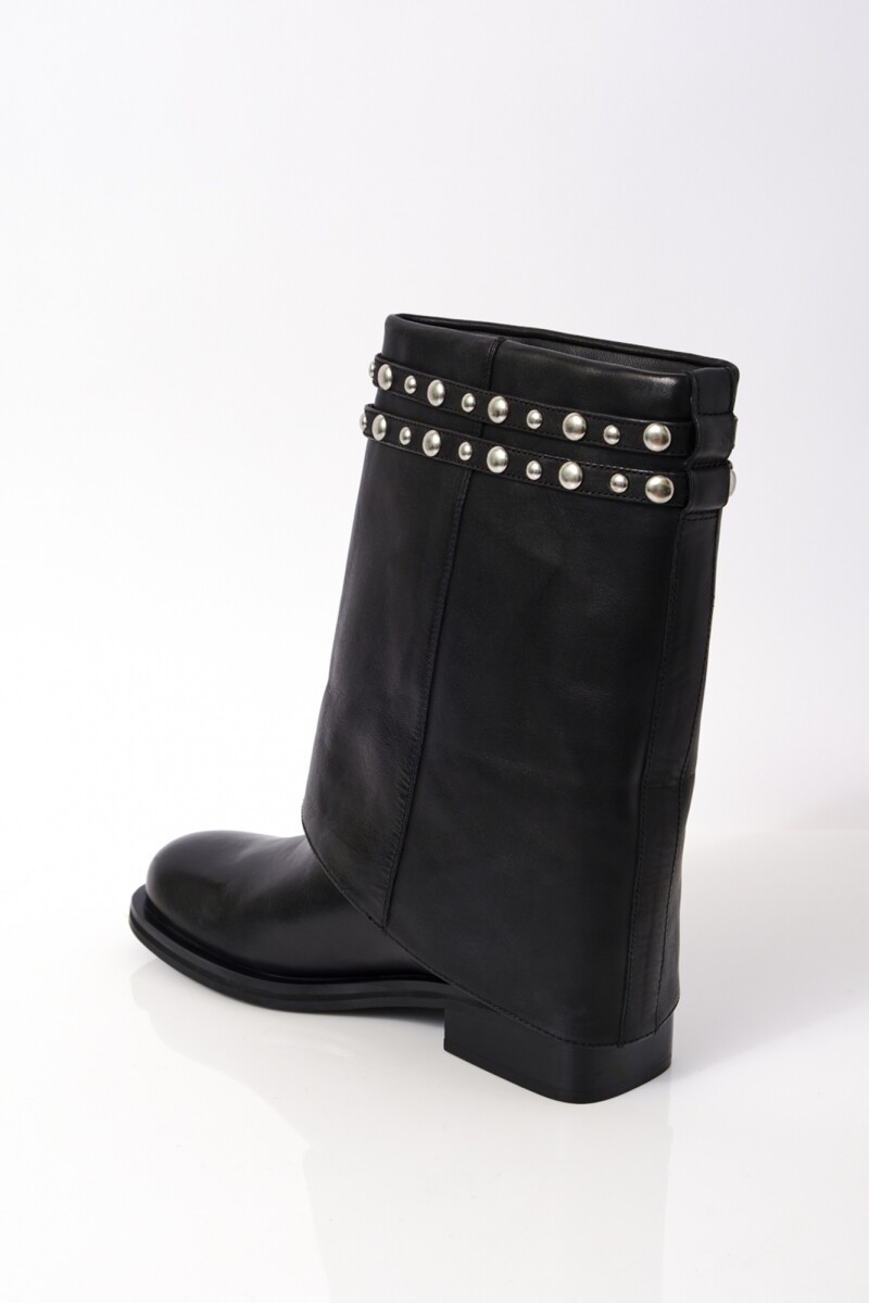 BOTA LARGA SCORPIO STUDDED Negro