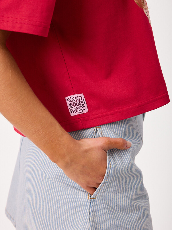 T-SHIRT LILET RUSTY Berry