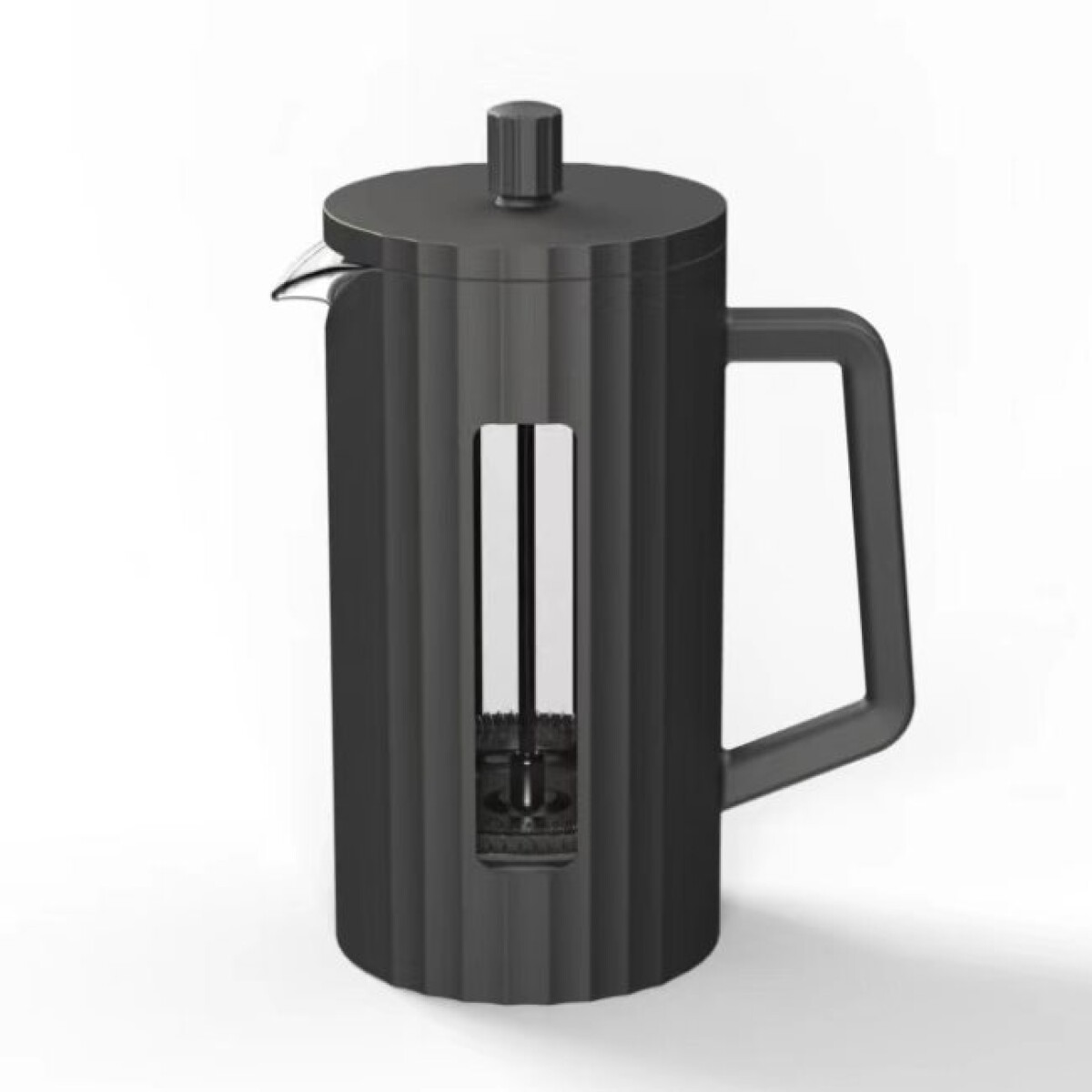 CAFETERA/TETERA FRENCH 1000ML BOROSILICATO/PP NEGRO CATANIA 