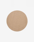 Alfombra Despas en fibras sintéticas beige Ø150 cm Alfombra Despas en fibras sintéticas beige Ø150 cm