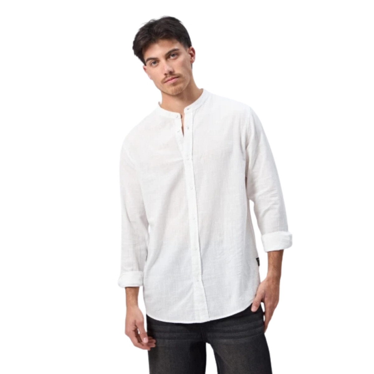 CAMISA M/LARGA S-XXL - BLANCO 