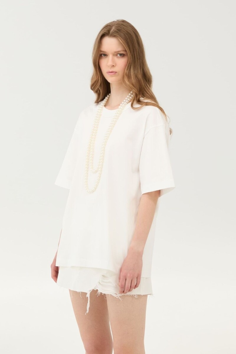 REMERA OVERSIZE Blanco