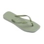 Sandalias Havaianas Slim Square Mujer Smoke Green