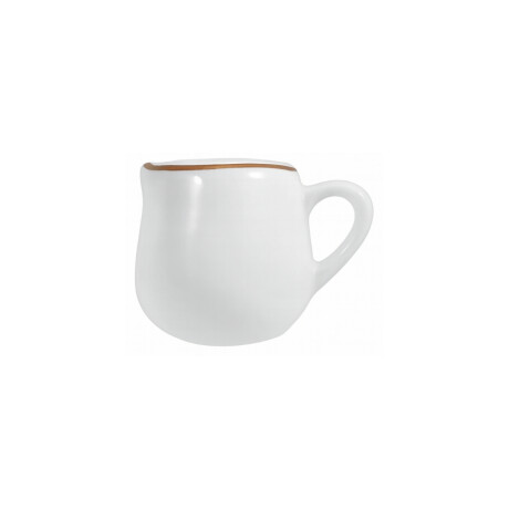Cremera Redonda con Asa Artisan 85 ml Beige Porcelana Corona Cremera Redonda con Asa Artisan 85 ml Beige Porcelana Corona