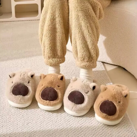 Pantuflas Carpincho Marrón