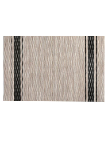INDIVIDUAL PVC 45x30CM JASPEADO NATURAL/NEGRO INDIVIDUAL PVC 45x30CM JASPEADO NATURAL/NEGRO