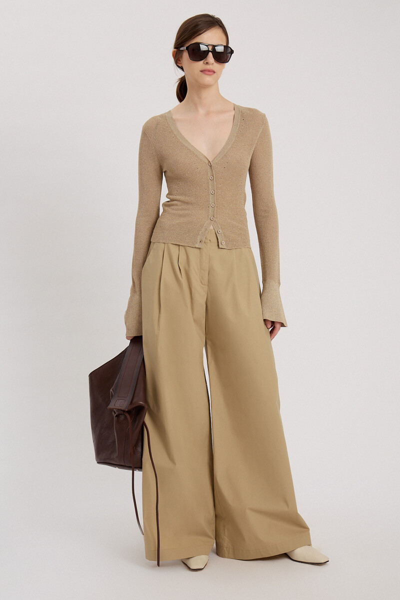 CARDIGAN COLOMERA Dorado