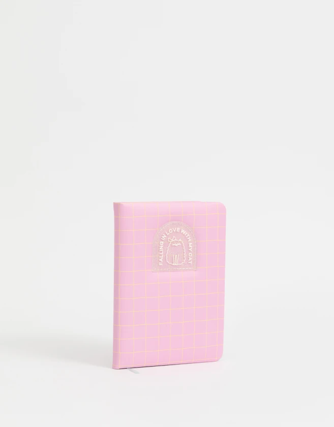 Anotadores Cuadernos y Memos Animalito Cuaderno A6 Con Tag - Rosa Bebe