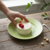 Plato postre verde 19 cm BIONA Plato postre verde 19 cm BIONA