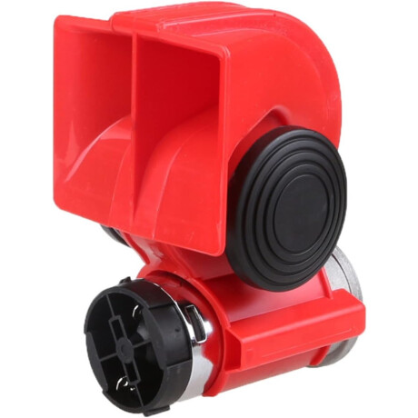 BOCINA SIRENA - 12V AIRE DOBLE ROJA 139 DECIBELES - BOCINA SIRENA - 12V AIRE DOBLE ROJA 139 DECIBELES -