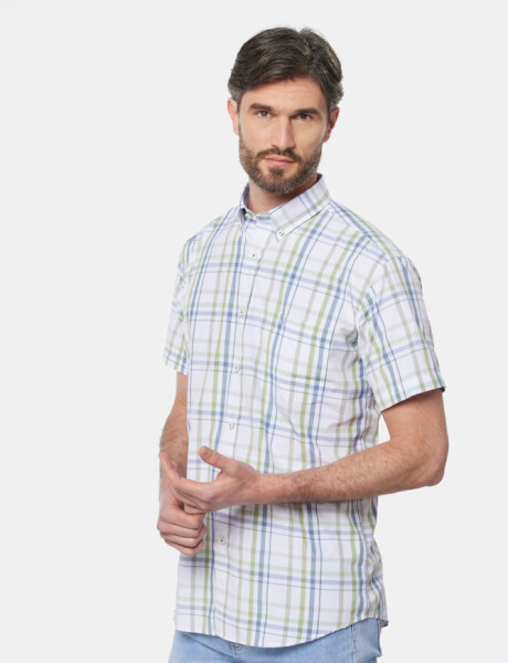 CAMISA A CUADROS Verde