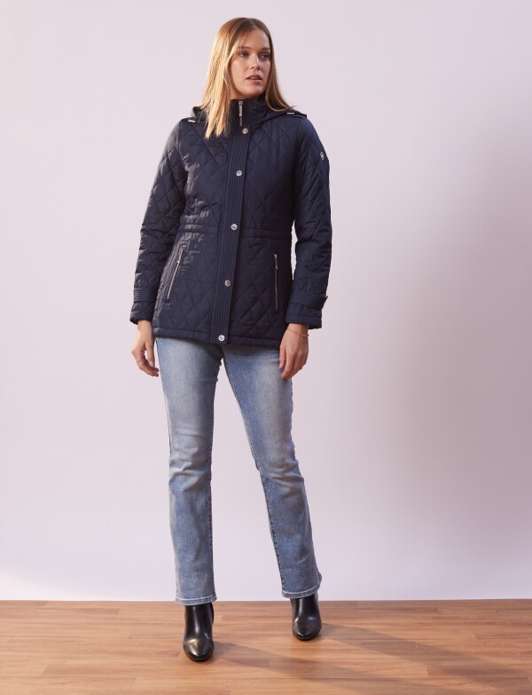 Campera Capitoneada AZUL