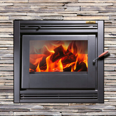 CALEFACTOR EMBUTIR HOGAR 76X72X42CMS AREA 80 A 130 M2 TROMEN ++ N/a