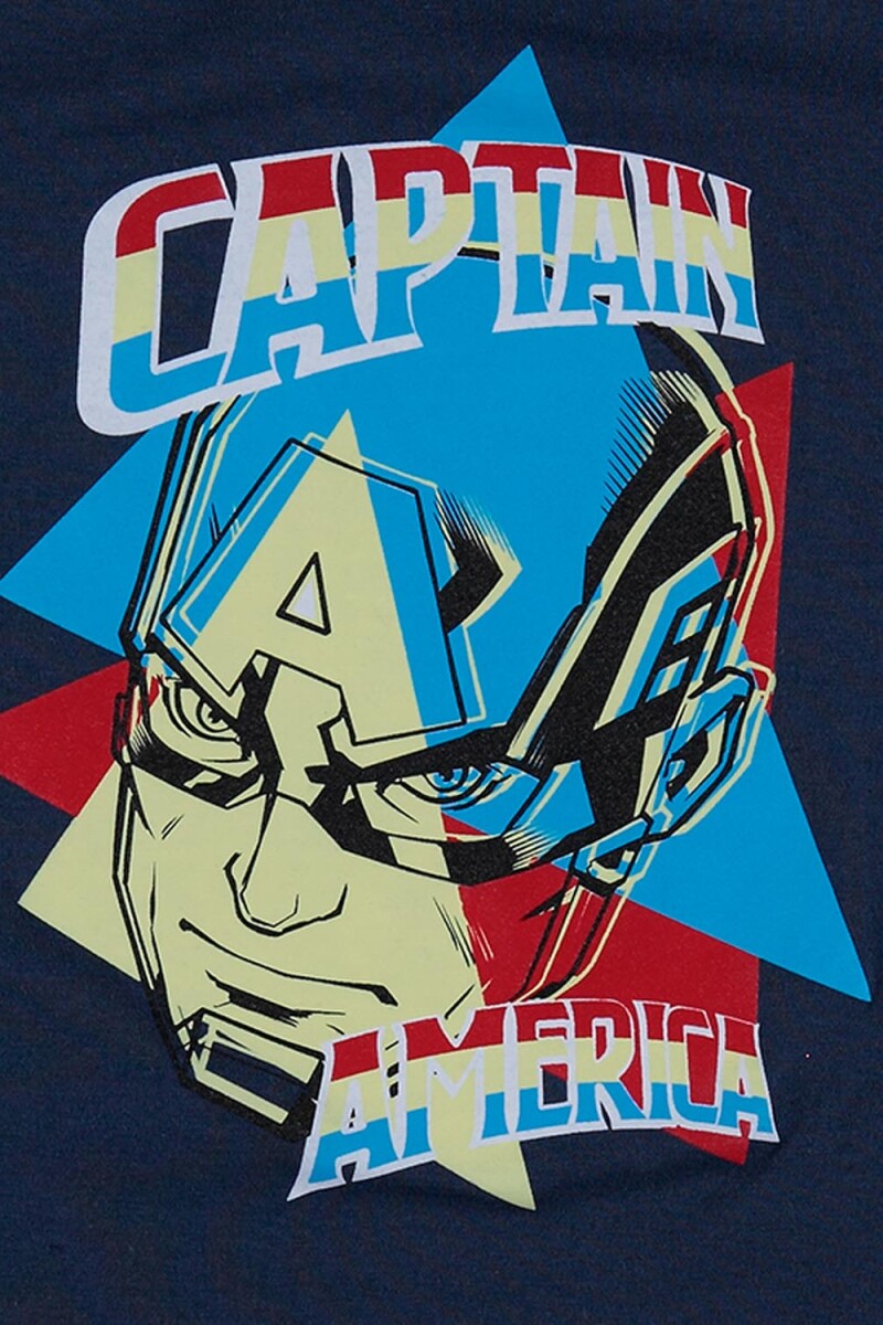 Remera Marvel niño AZUL