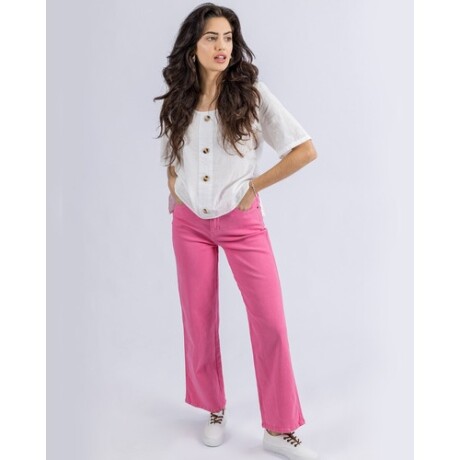 Pantalón twill UFO Paris rosado Rosa chicle