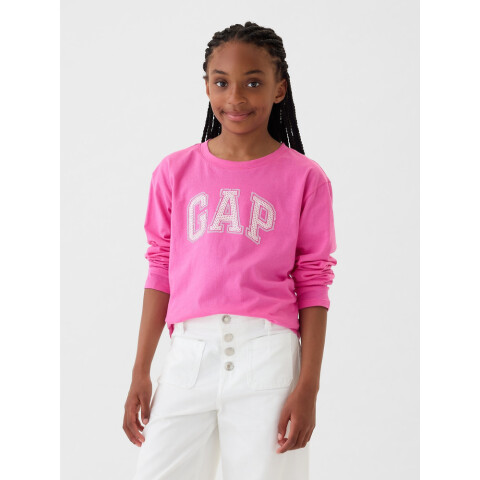 FRCH LS BETTER LOGO TEE HAPPY PINK