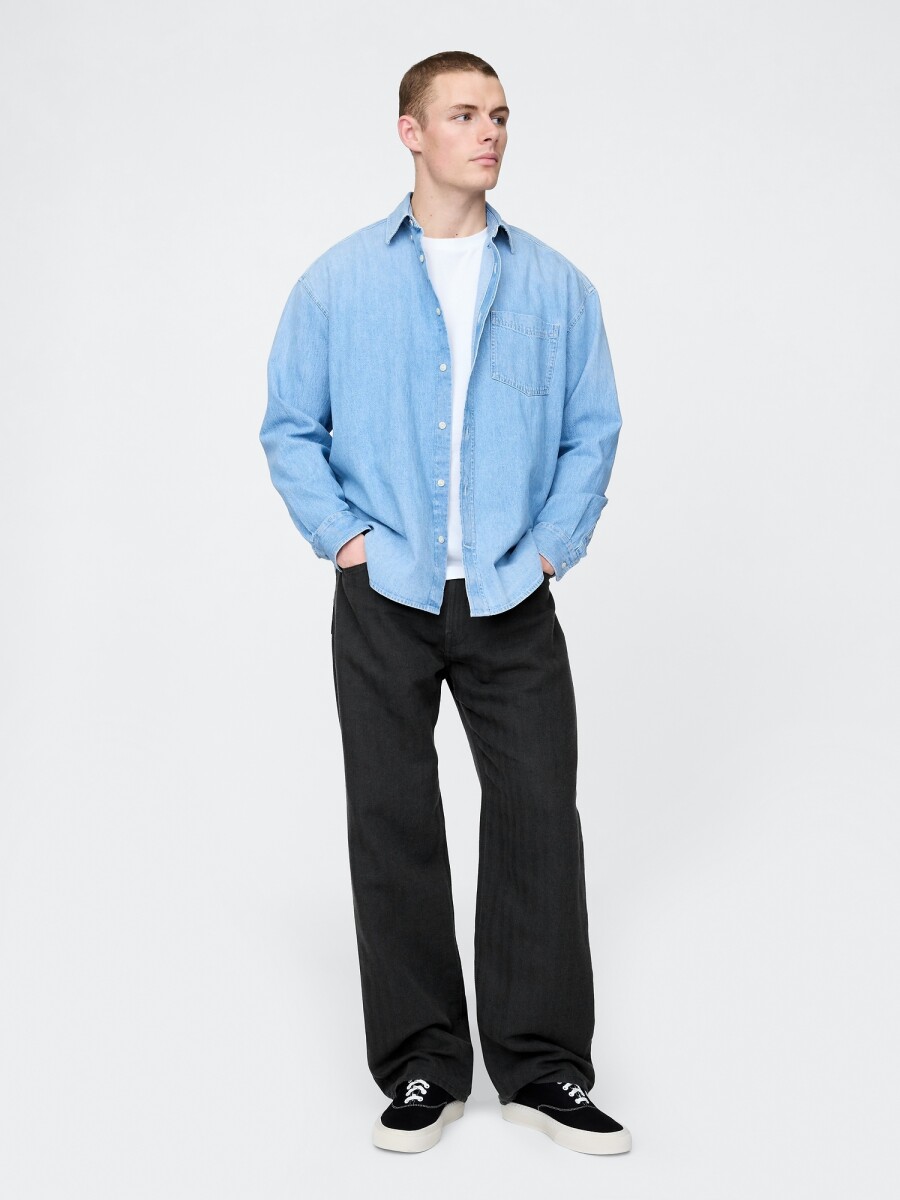 Pantalón De Lino Hombre - True Black V2 2 