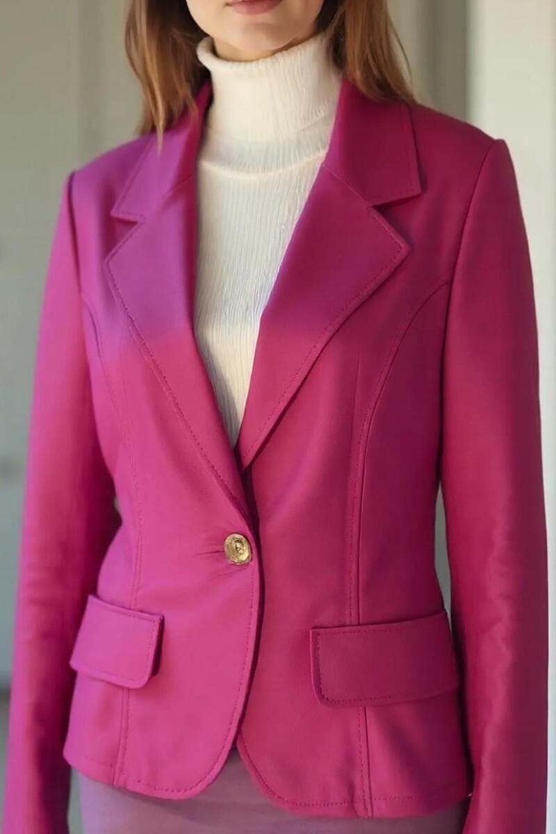 Blazer Wintered Fucsia