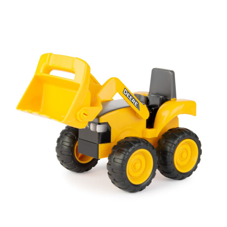 Tractor excavadora y camión volquete amarillo Tractor excavadora y camión volquete amarillo